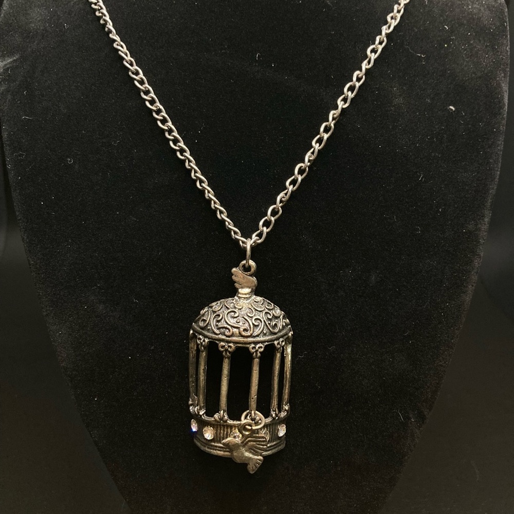 Bird Cage Necklace